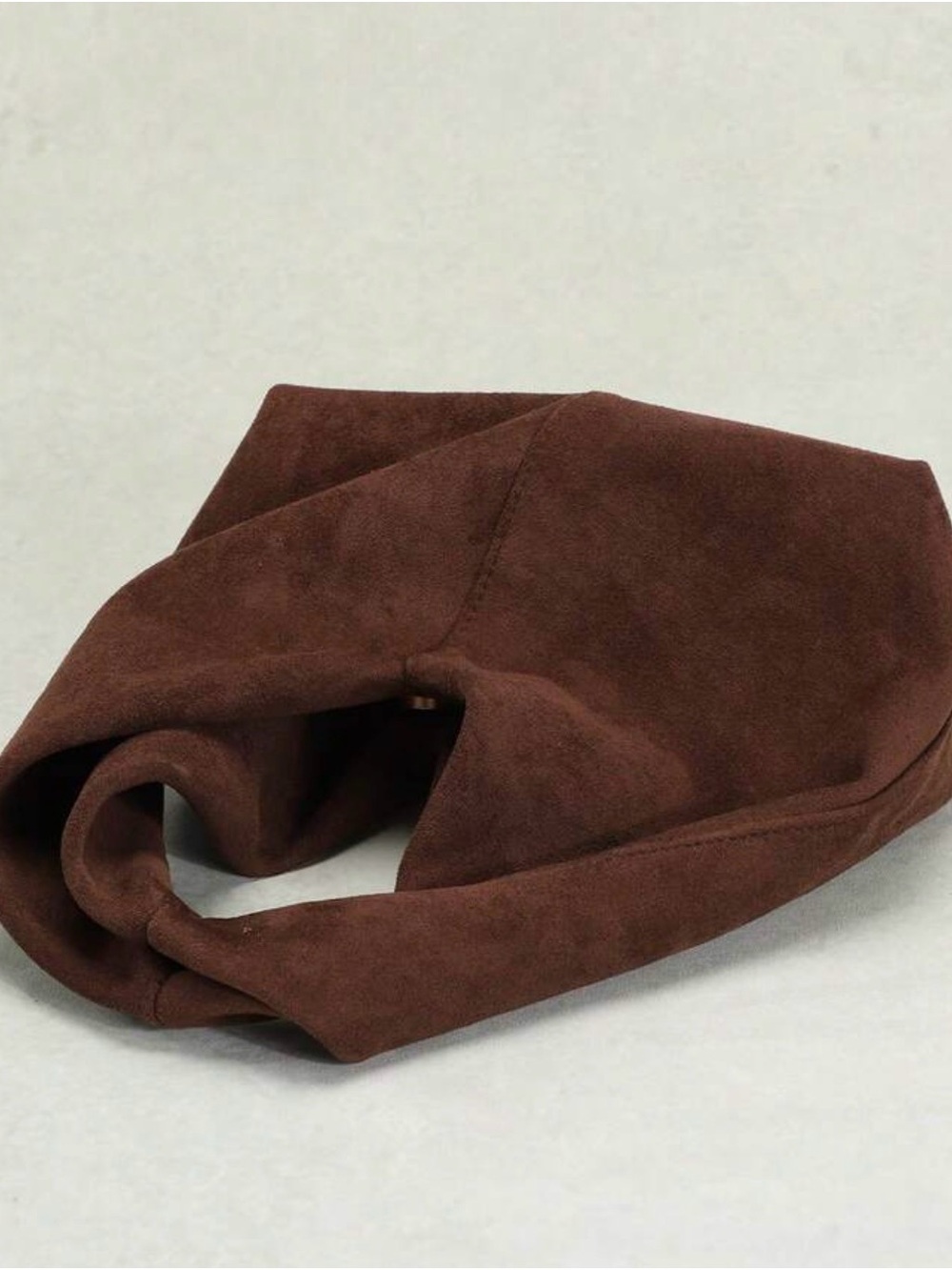 NEW Brown Twist Handle Hobo Shoulder Bag - Picture 6 of 9